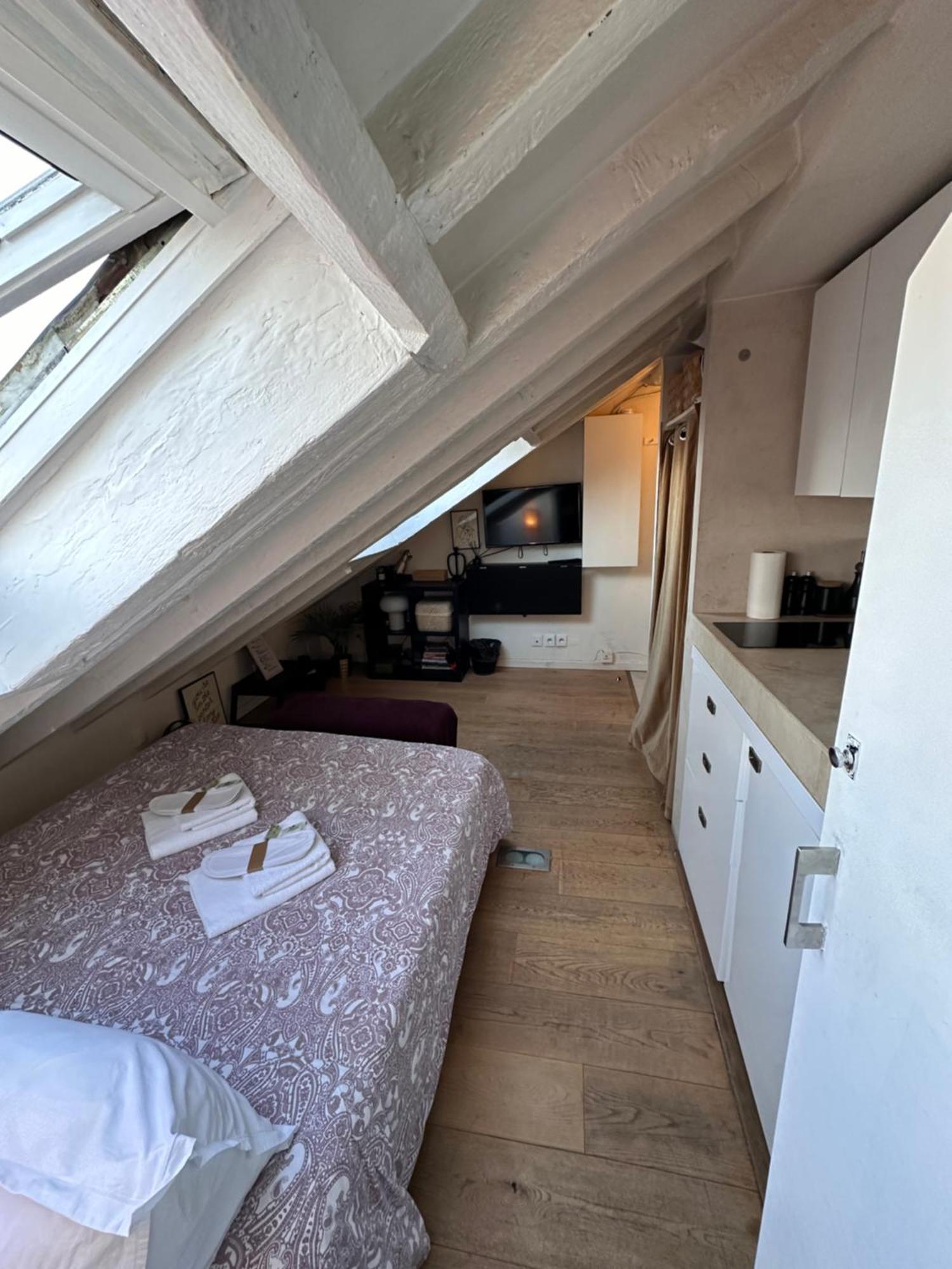 Marais Rooftop Studio - Metro Filles Du Calvaire Apartman Párizs Kültér fotó