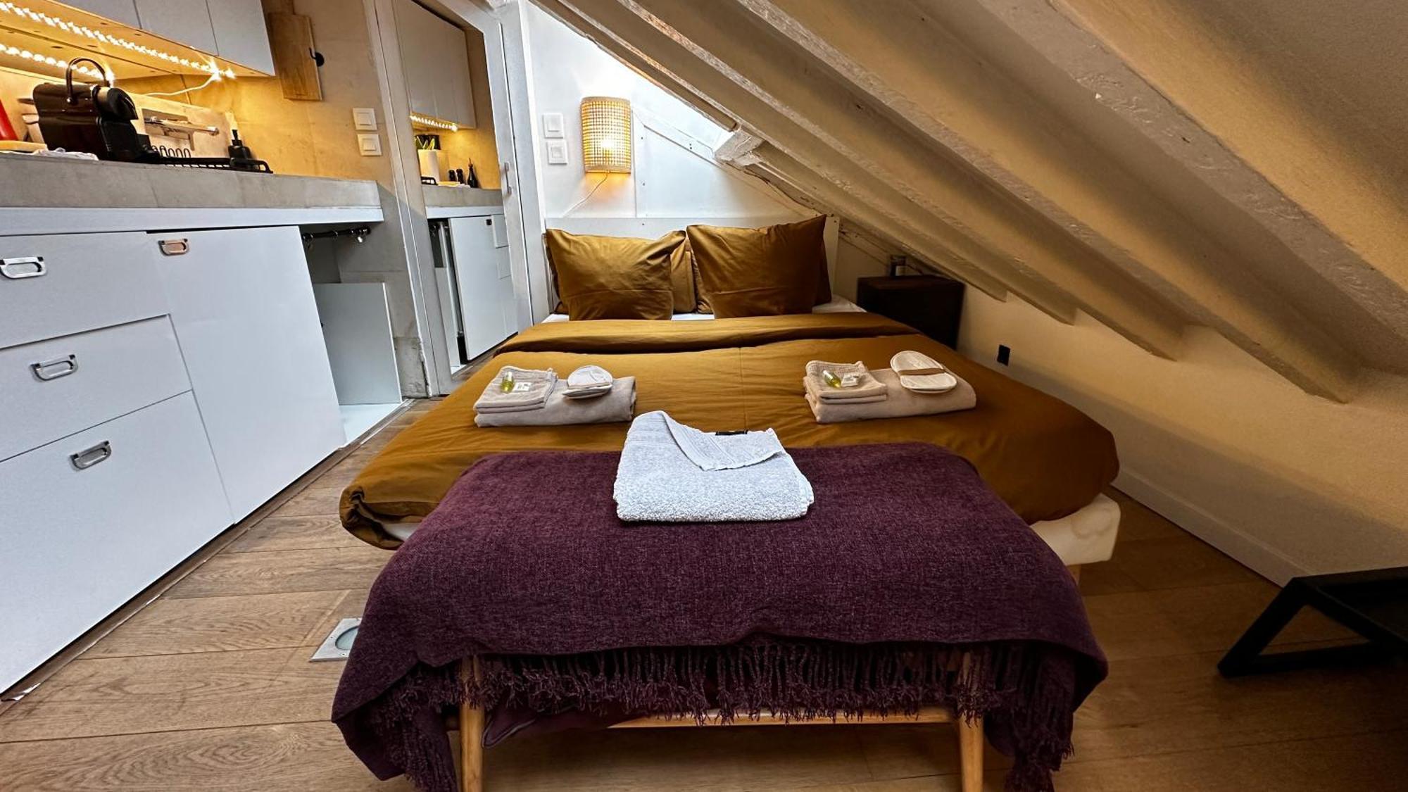 Marais Rooftop Studio - Metro Filles Du Calvaire Apartman Párizs Kültér fotó